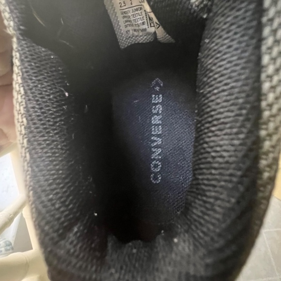 Converse Kids Chuck Taylor All Star Street Basket Weave Mesh Olive Green Sz 2.5 - Picture 9 of 9